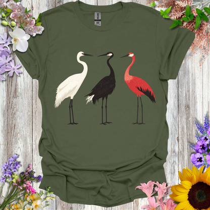 #175 3 Standing Herons