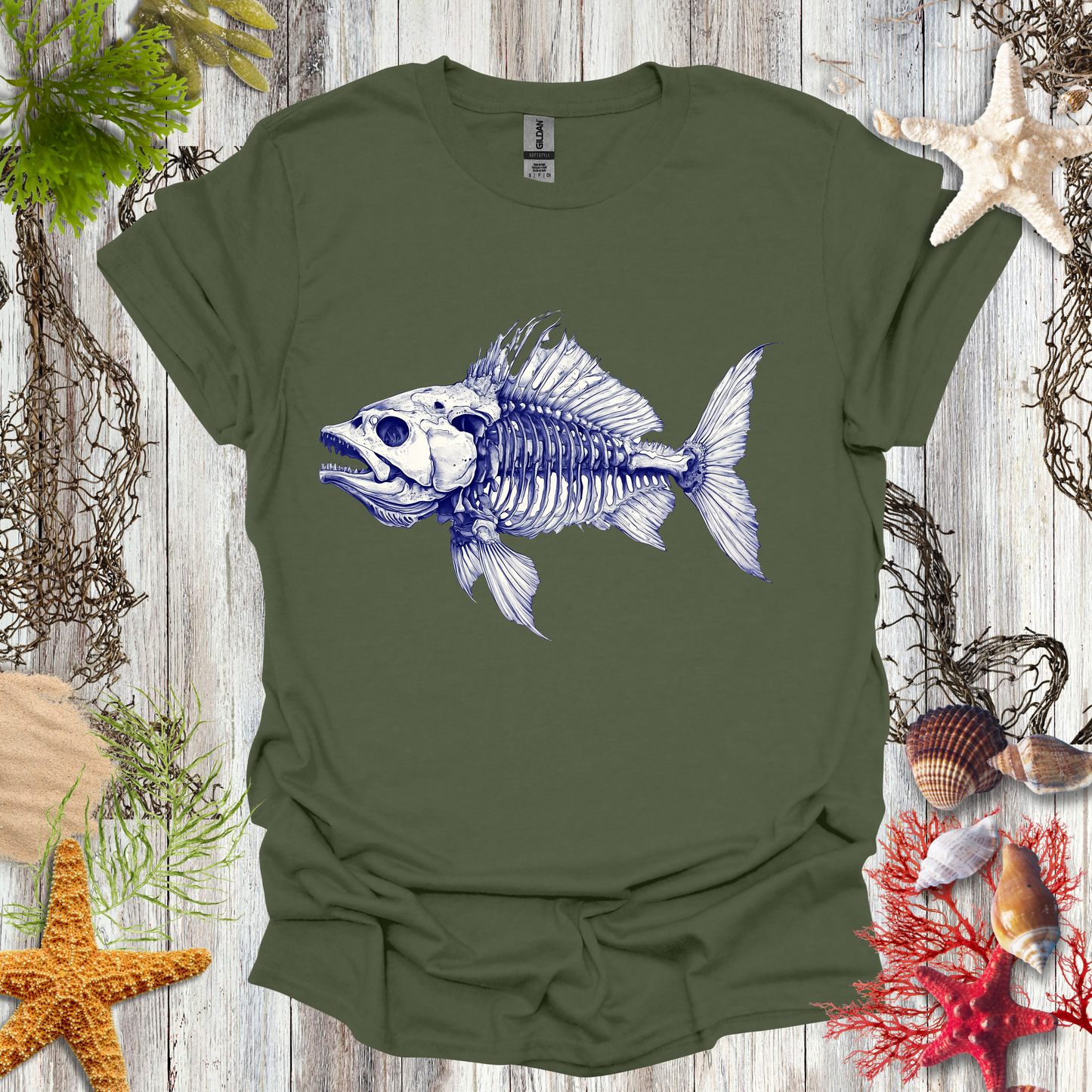 #237 Fish Bone T-Shirt