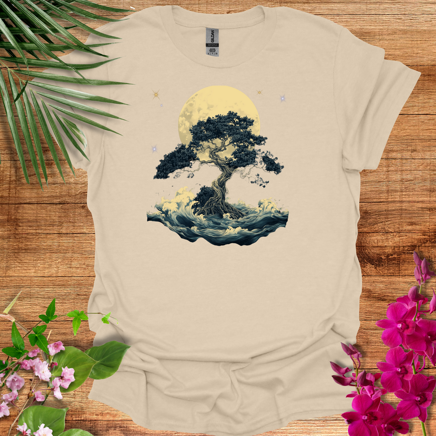 # 24 Bonsai & Moon T-Shirt