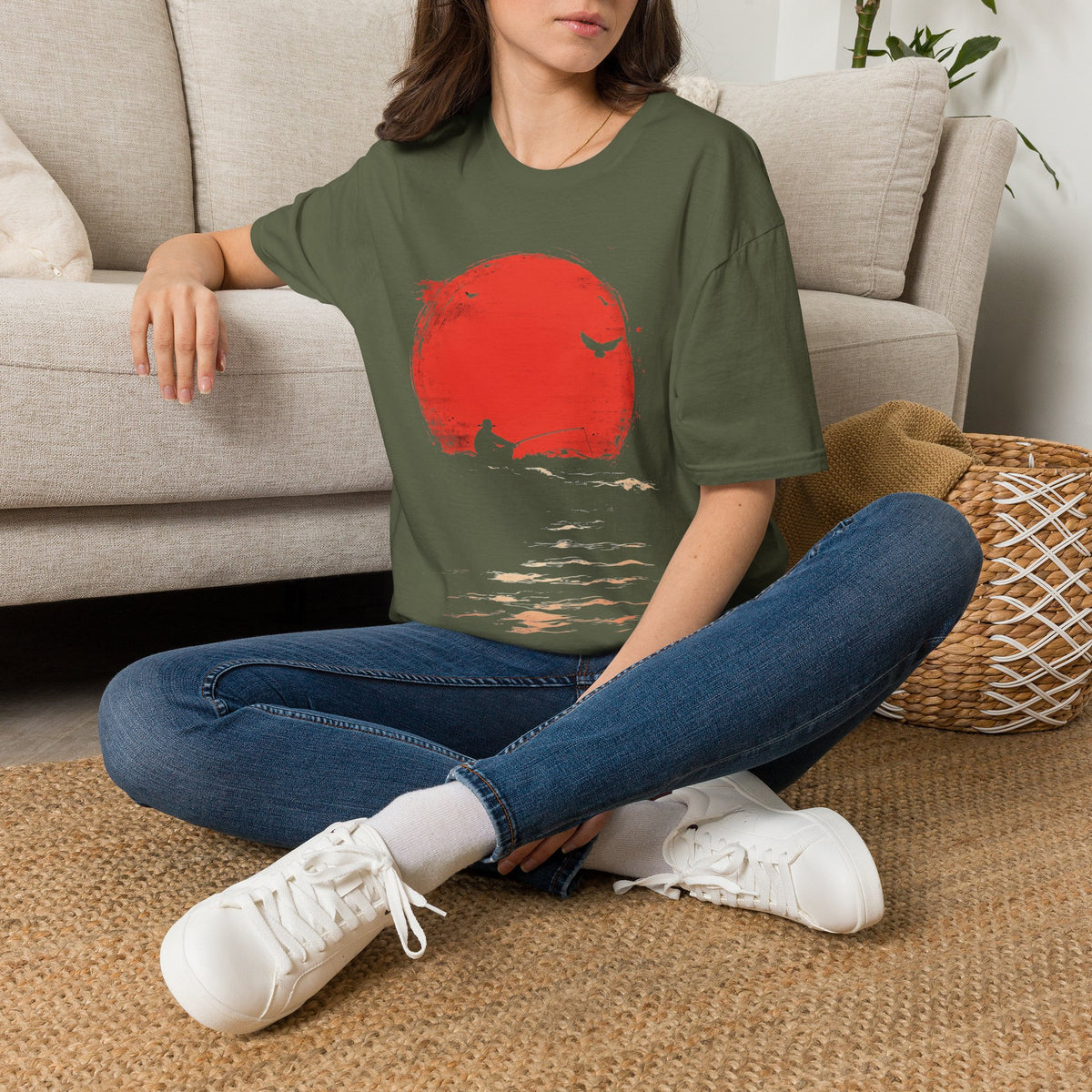 Sun & Fisherman T-Shirt