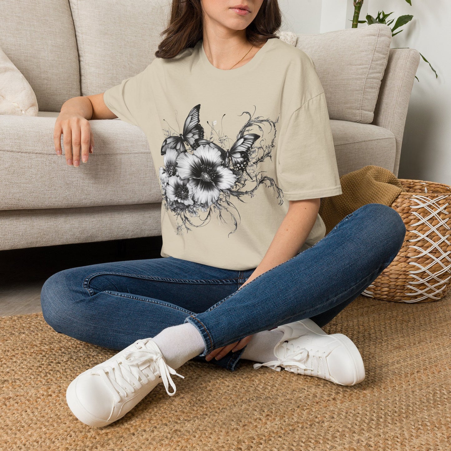 Butterflies & Flowers T-Shirt
