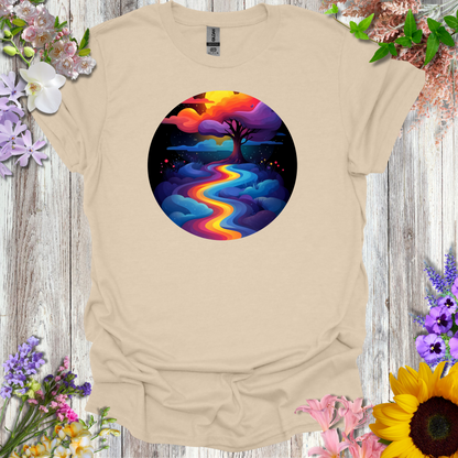 #86 Rainbow River/Tree T-Shirt