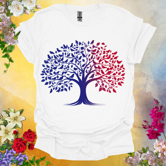 #200 Tree Birds T-Shirt