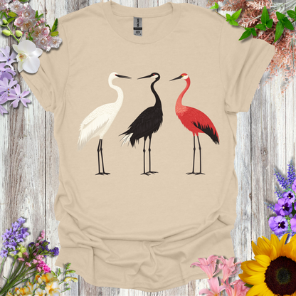 #175 3 Standing Herons