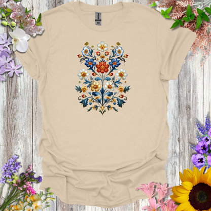 #84 Floral Pattern T-Shirt