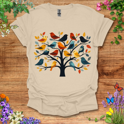 #214 Tree Birds T-Shirt