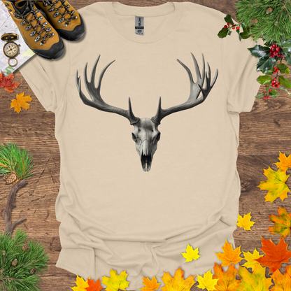 #164 Bull Elk Skull T-Shirt