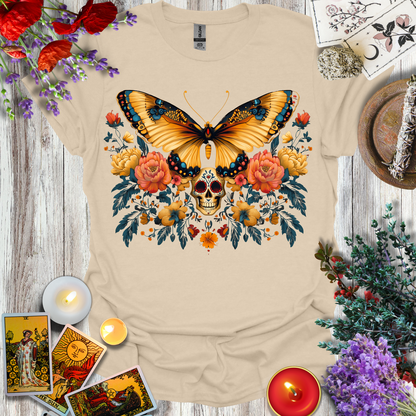 #56 Day of the Dead Butterfly T-Shirt