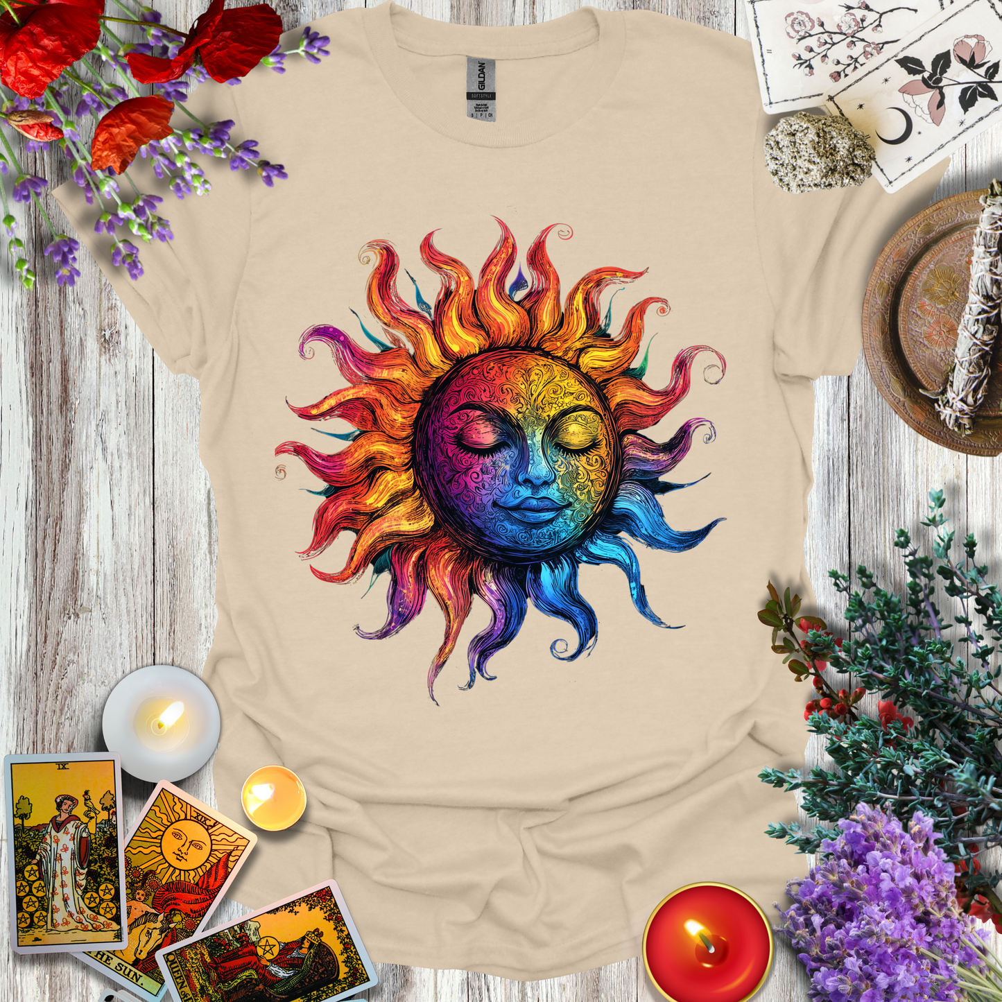 #184 Sun Face T-Shirt