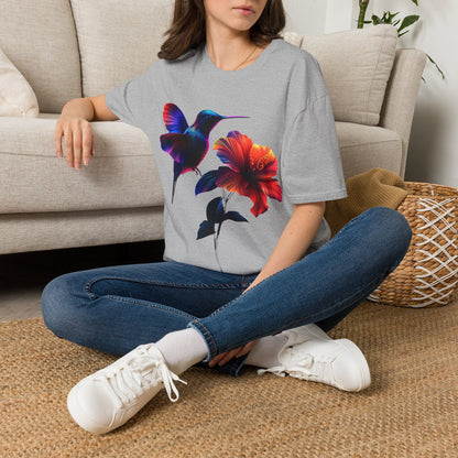 Hummingbird & Flowers T-Shirt