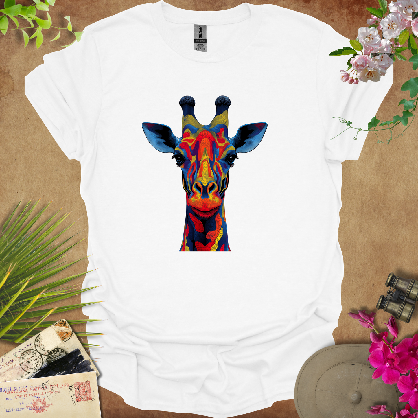 #102 Psychedelic Giraffe T-Shirt