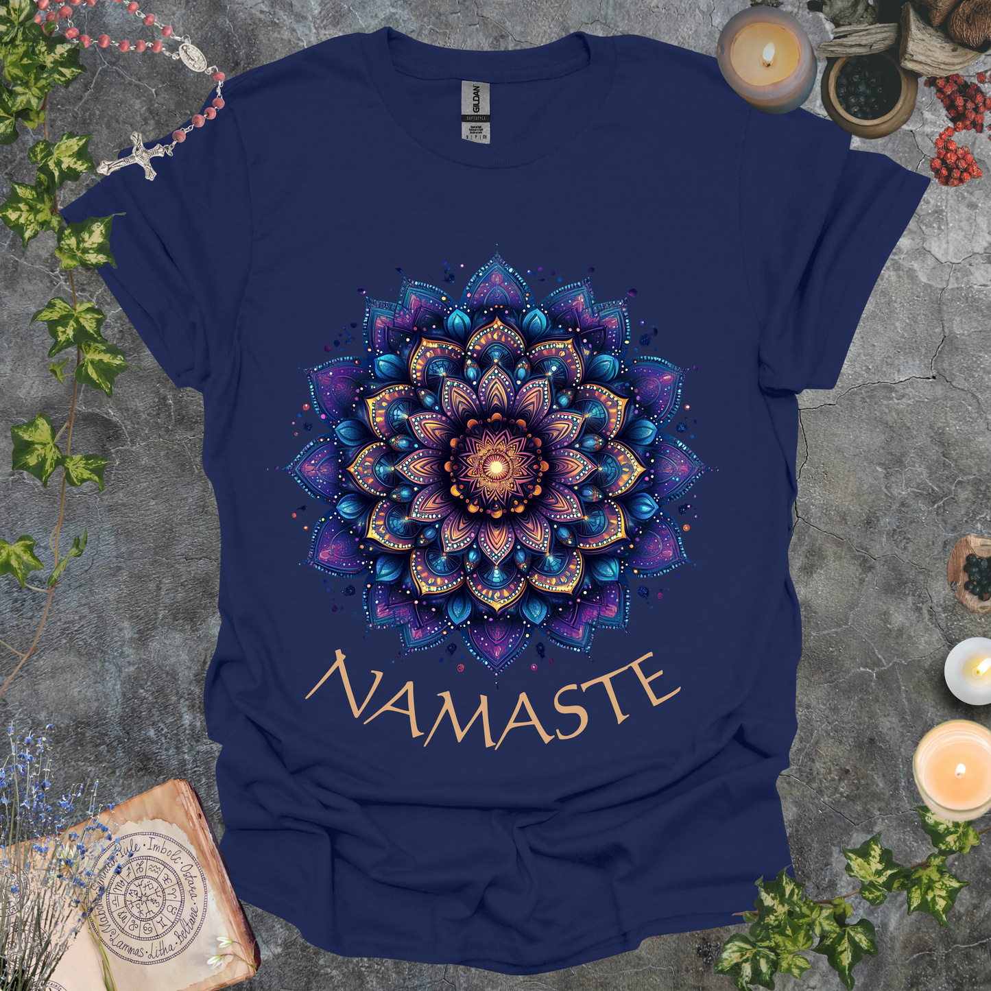 #195 Mandala Namaste T-Shirt