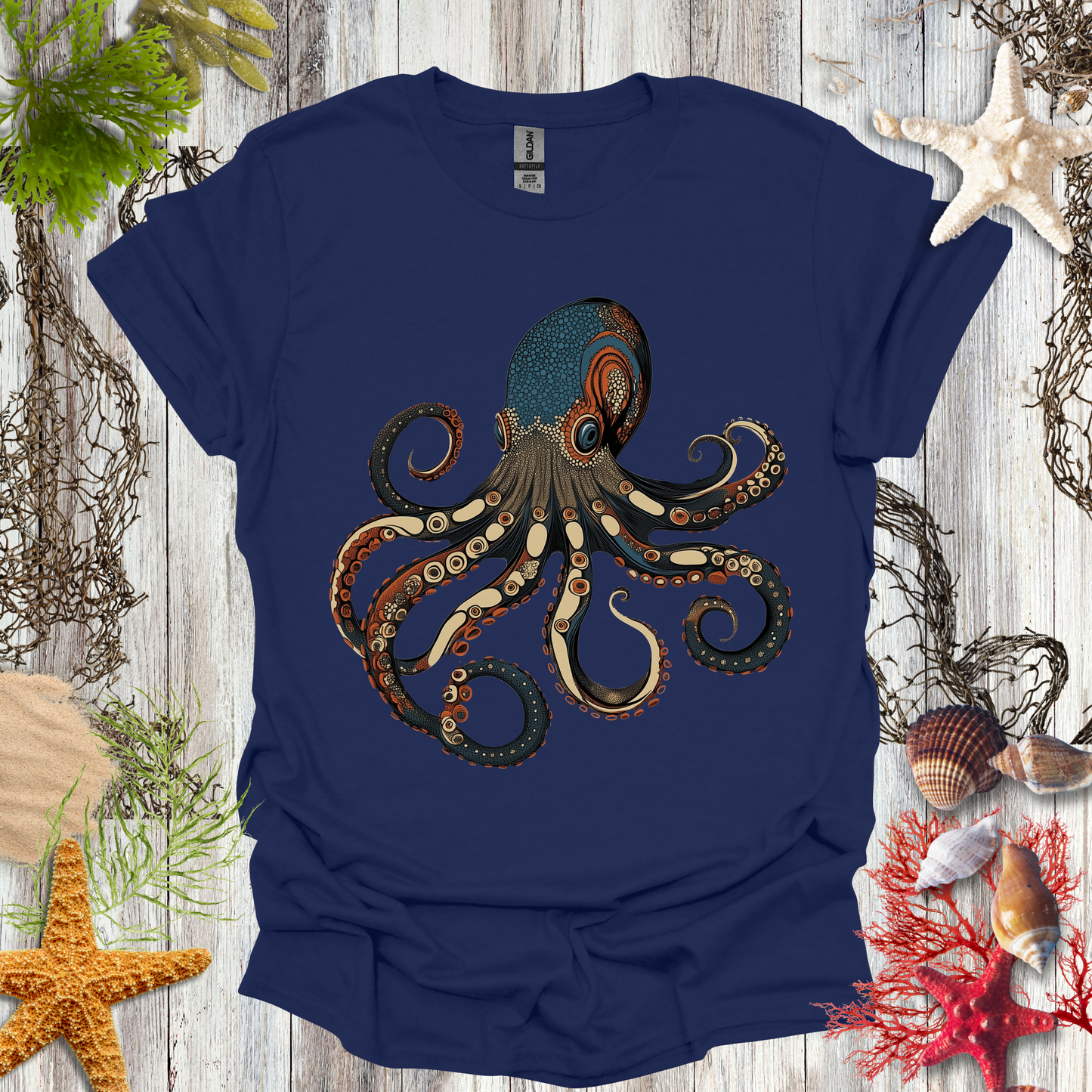 #155 Vintage Octopus T-Shirt