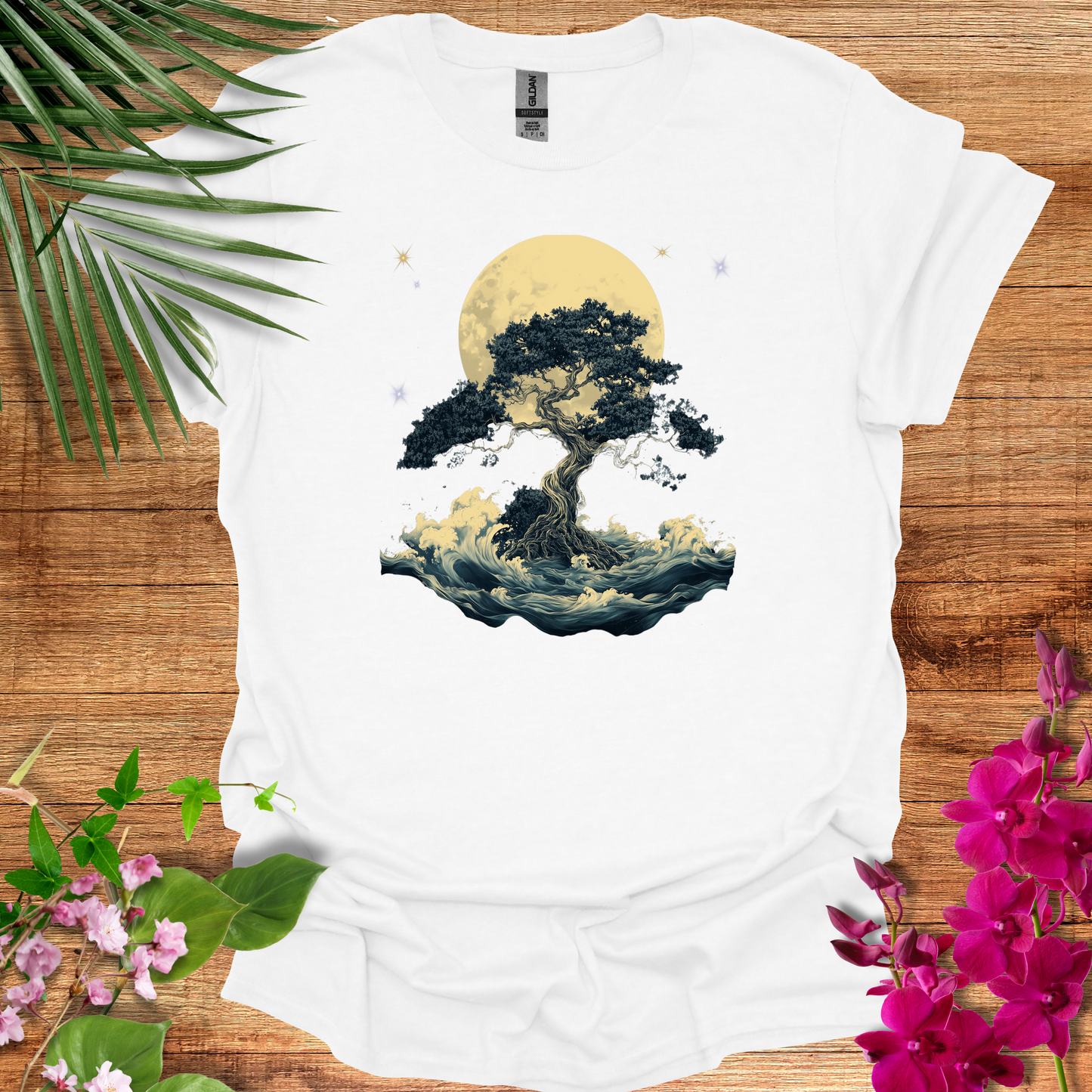 # 24 Bonsai & Moon T-Shirt