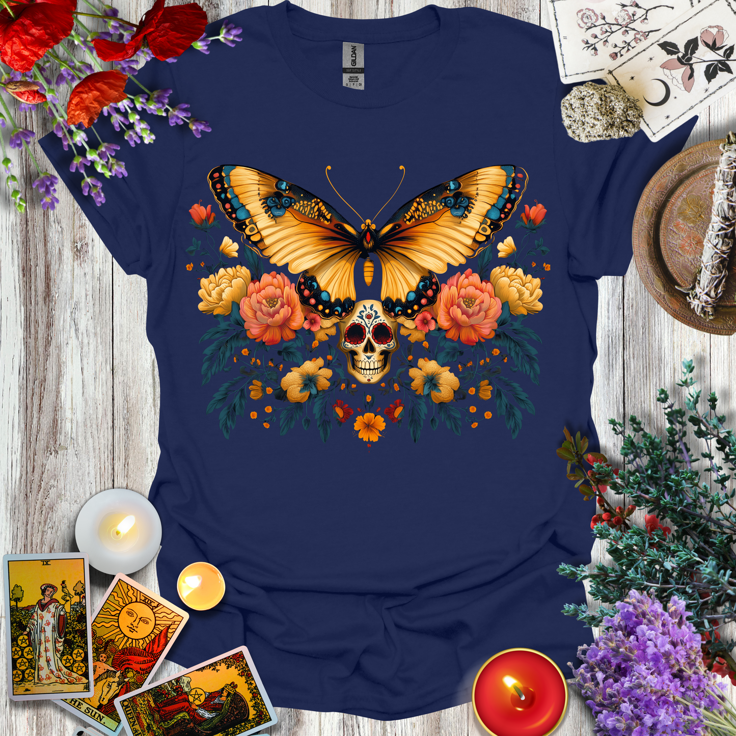 #56 Day of the Dead Butterfly T-Shirt