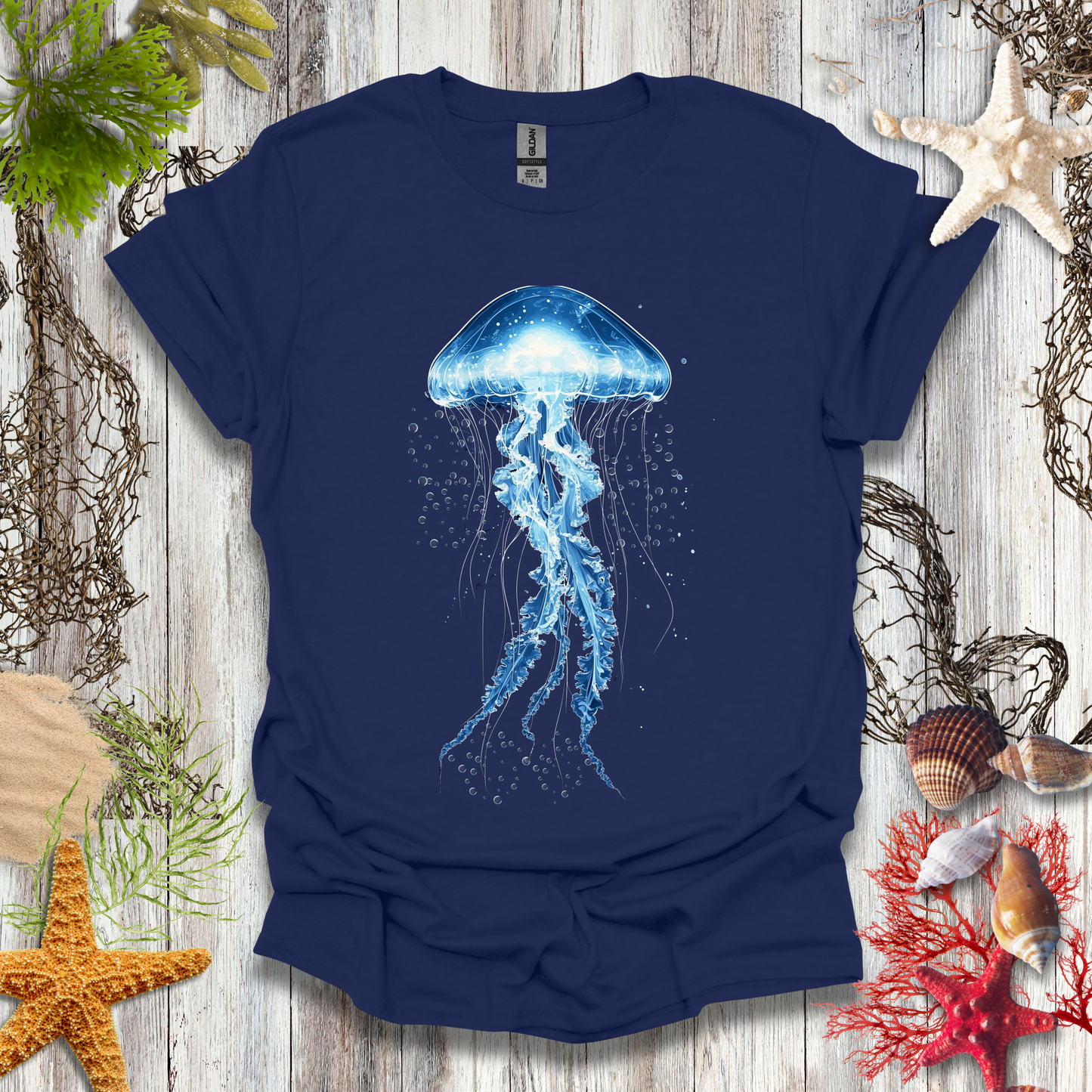 #37 Blue Jellyfish T-Shirt