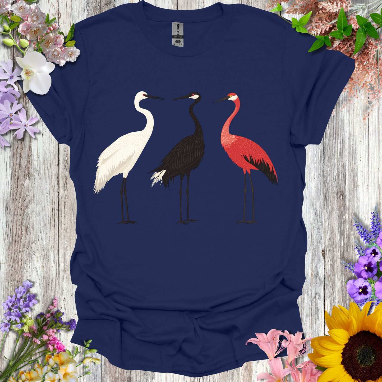 #175 3 Standing Herons