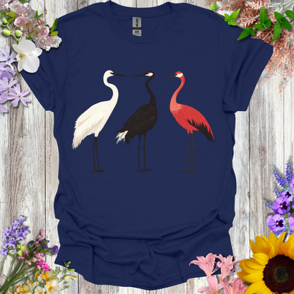 #175 3 Standing Herons