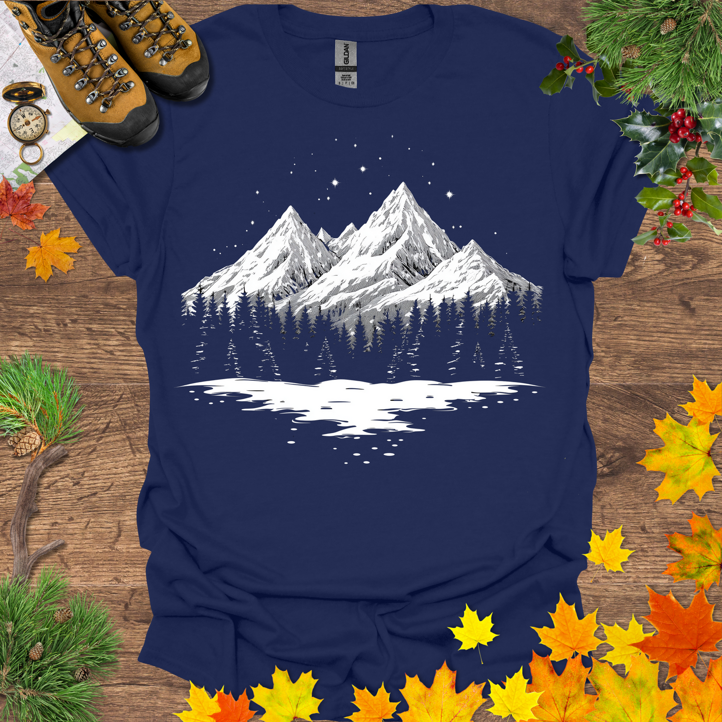 #60 Mountain Snow T-Shirt