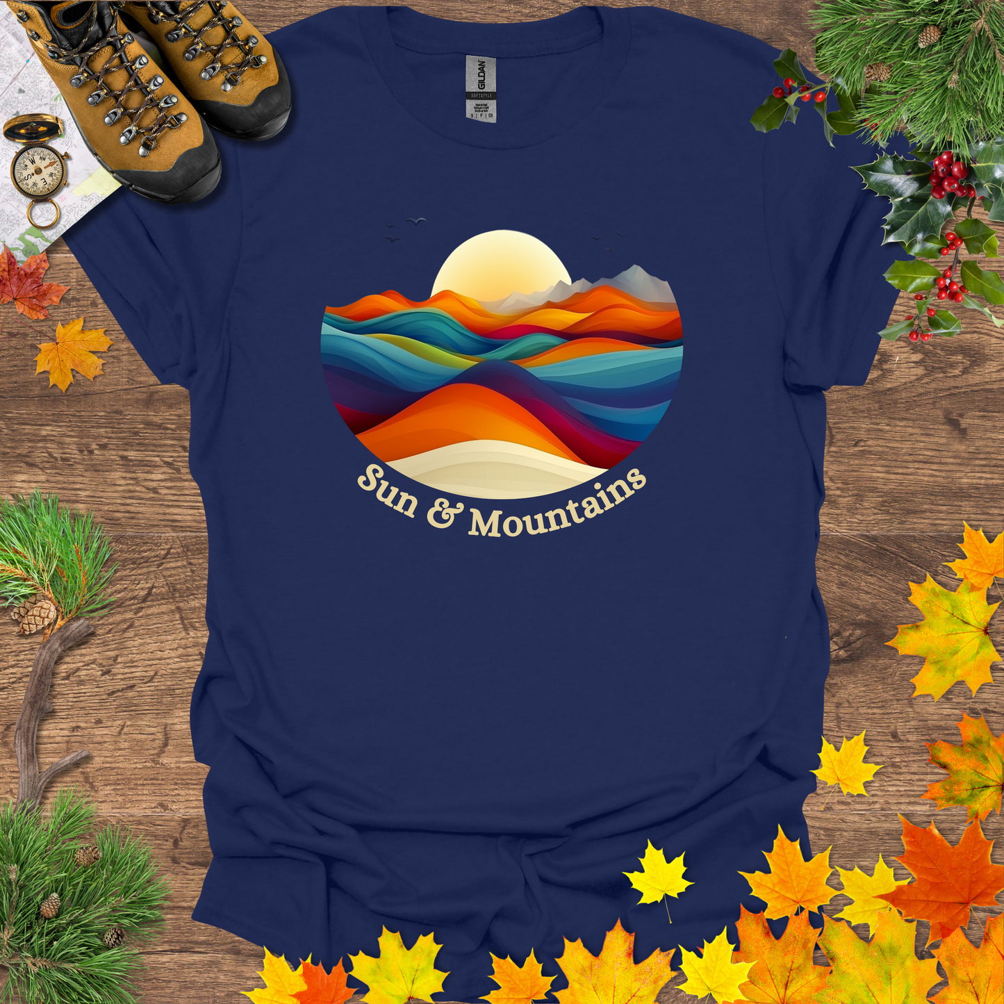 #94 Sun & Mountains T-Shirt