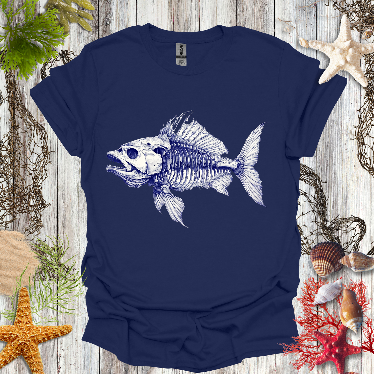 #237 Fish Bone T-Shirt