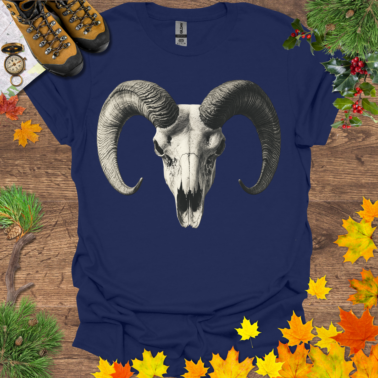 #21 Ram Skull T-Shirt