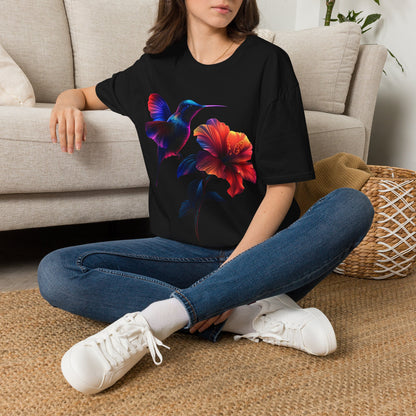 Hummingbird & Flowers T-Shirt