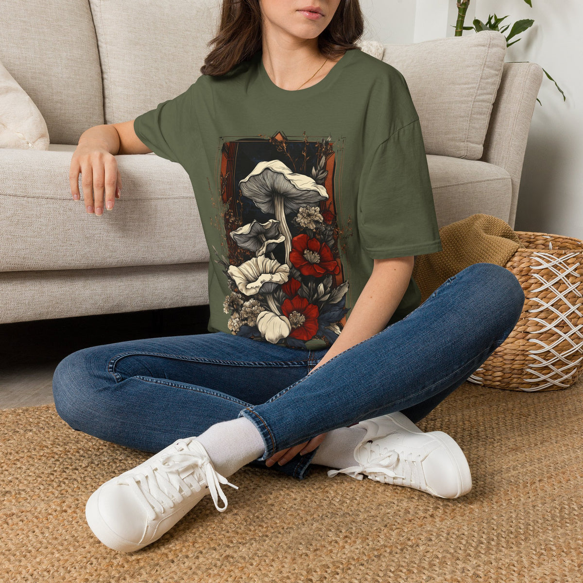 Shrooms & Flowers T-Shirt