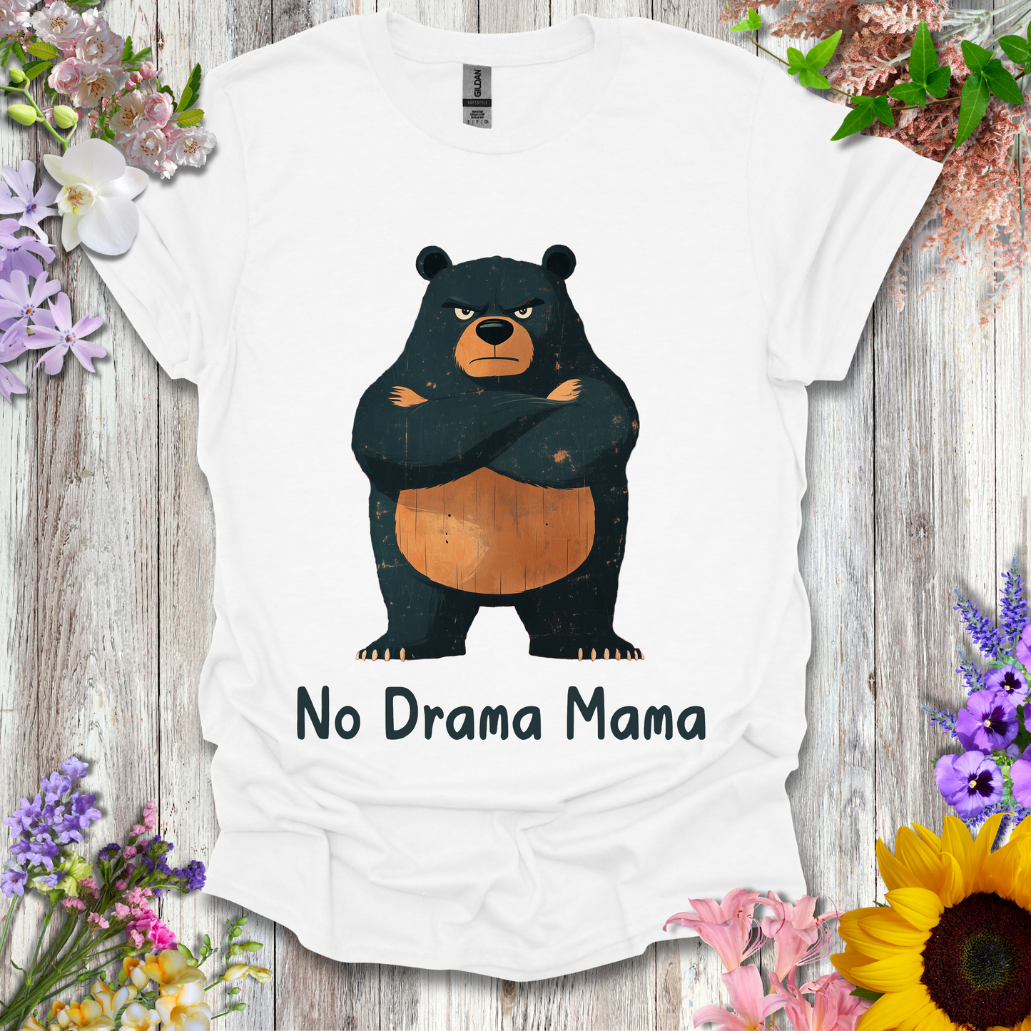#34 No Drama Momma T-Shirt