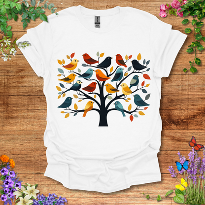 #214 Tree Birds T-Shirt