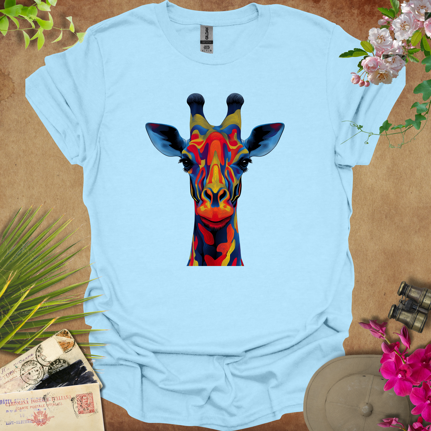 #102 Psychedelic Giraffe T-Shirt