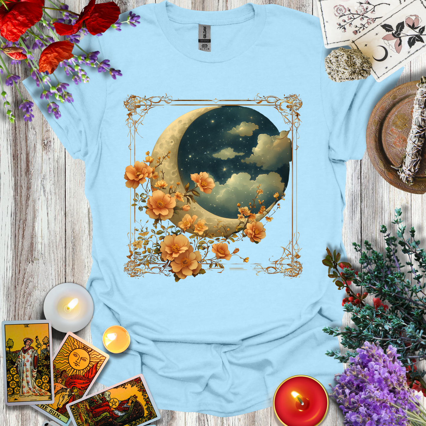 #183 Moon Flowers T-Shirt