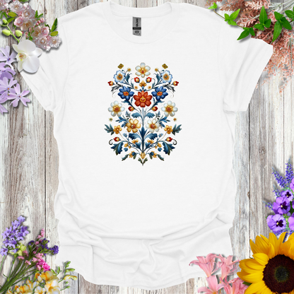 #84 Floral Pattern T-Shirt