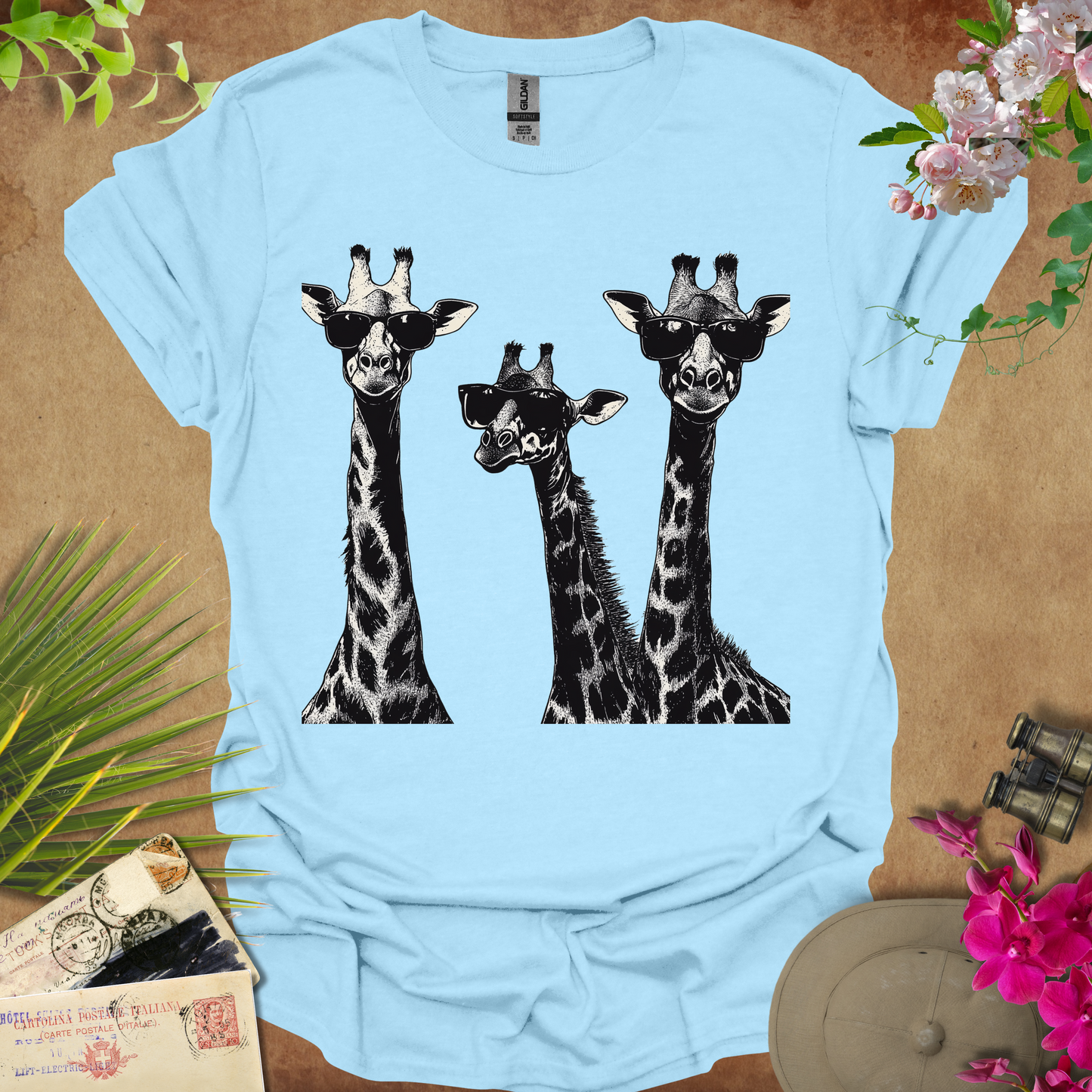 #150 3 Giraffe T-Shirt