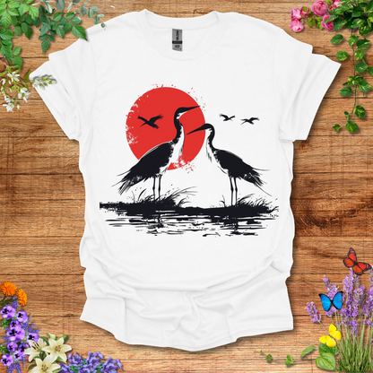 #41 Sun & Cranes T-Shirt