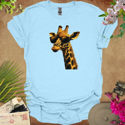 #72 Giraffe & Sunglasses T-Shirt