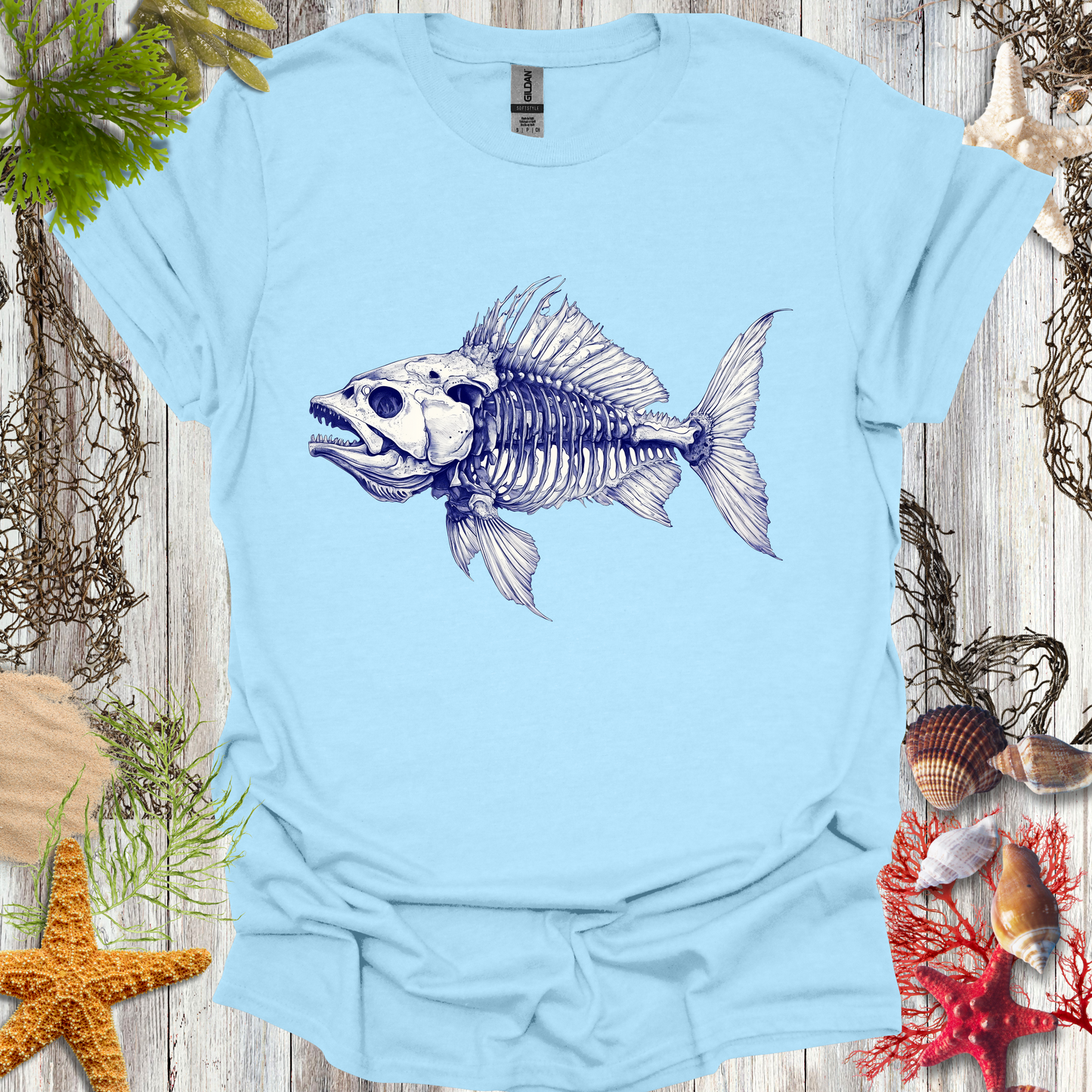 #237 Fish Bone T-Shirt