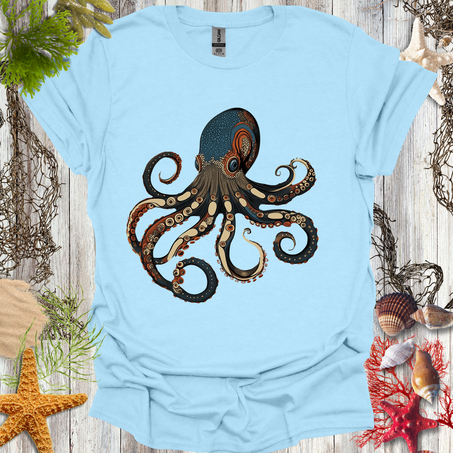 #155 Vintage Octopus T-Shirt