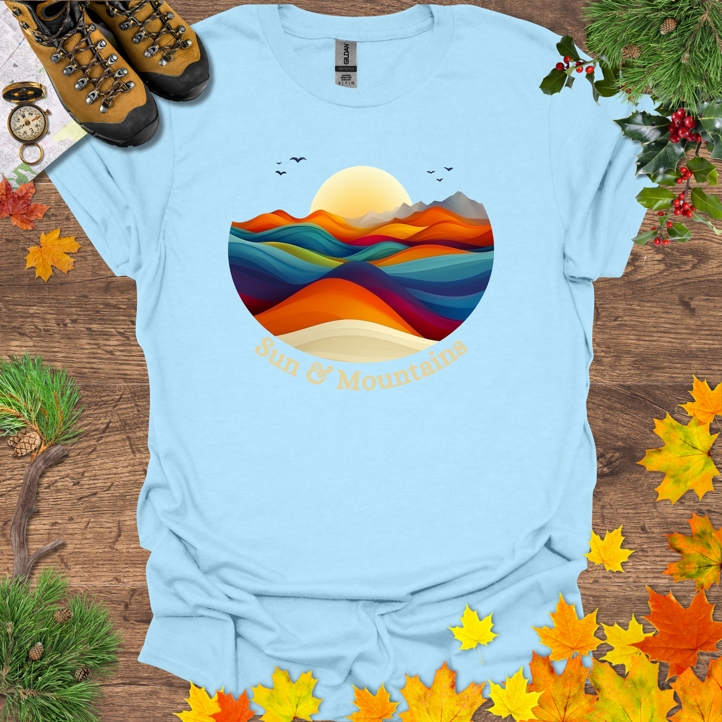 #94 Sun & Mountains T-Shirt