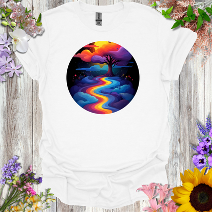 #86 Rainbow River/Tree T-Shirt