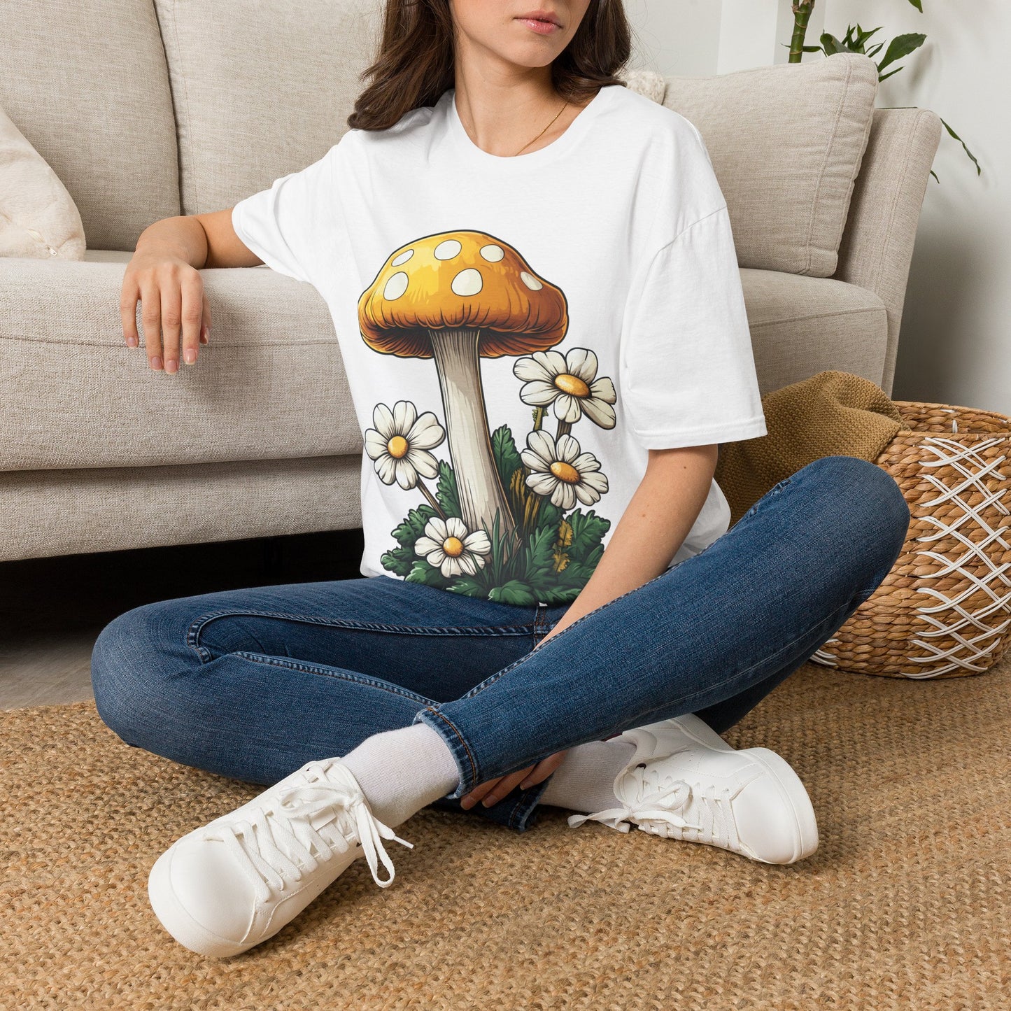 Mushroom & Daisies T-Shirt